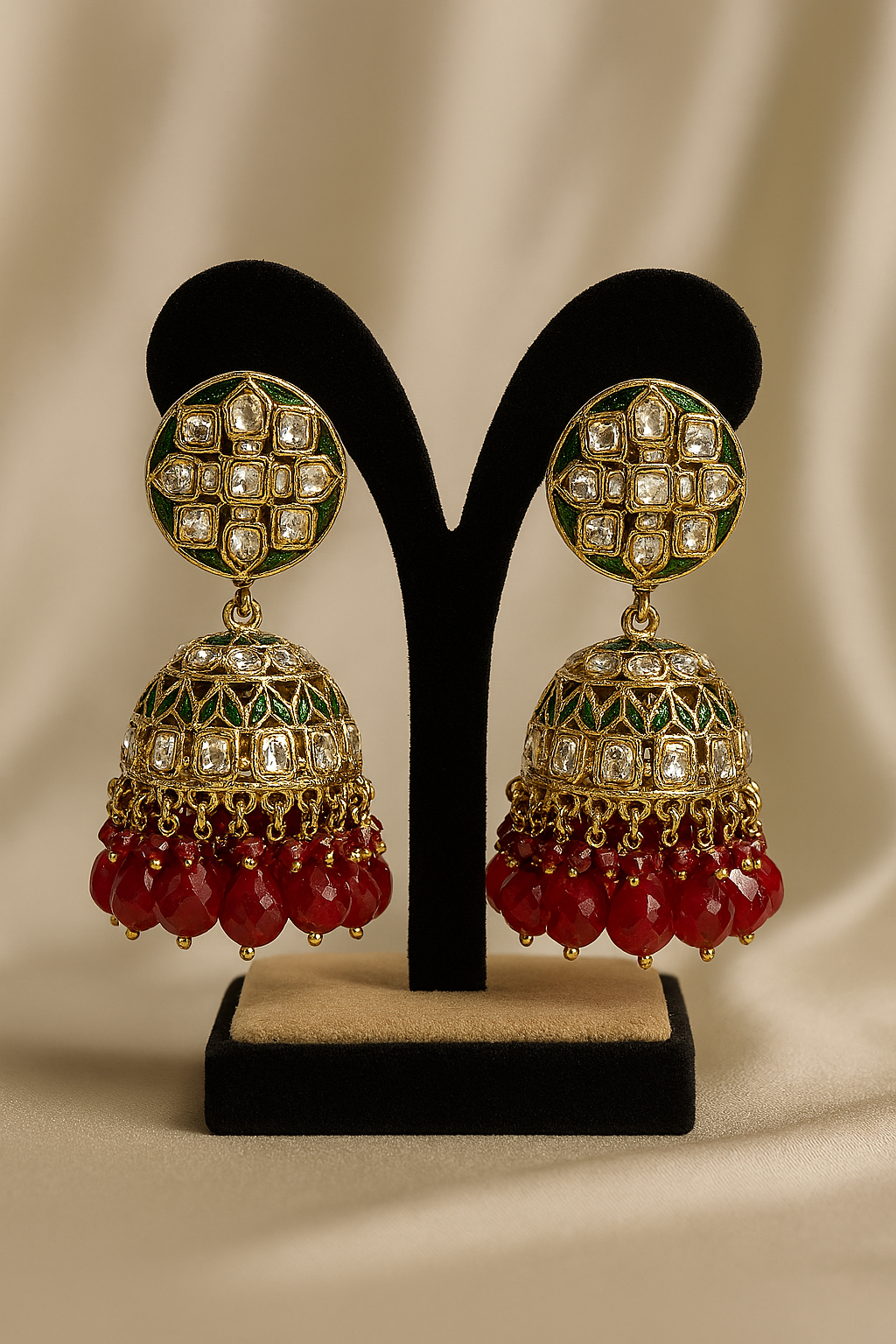 Noor Ruby Dangling Earrings