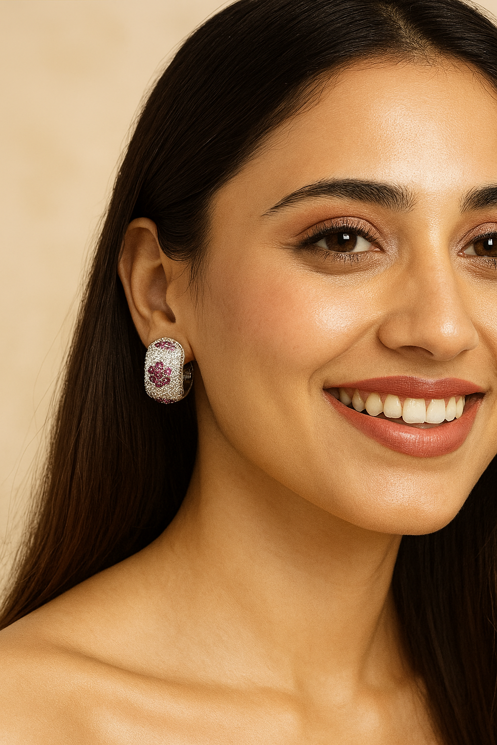 DivaBloom Sparkle Hoops - Image 2