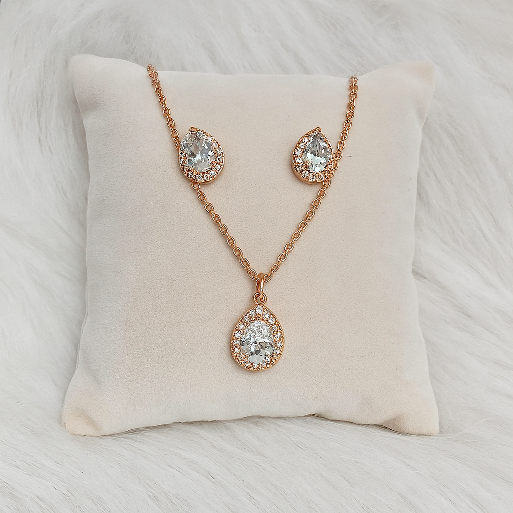 BlushDrop – Korean Pendant Set