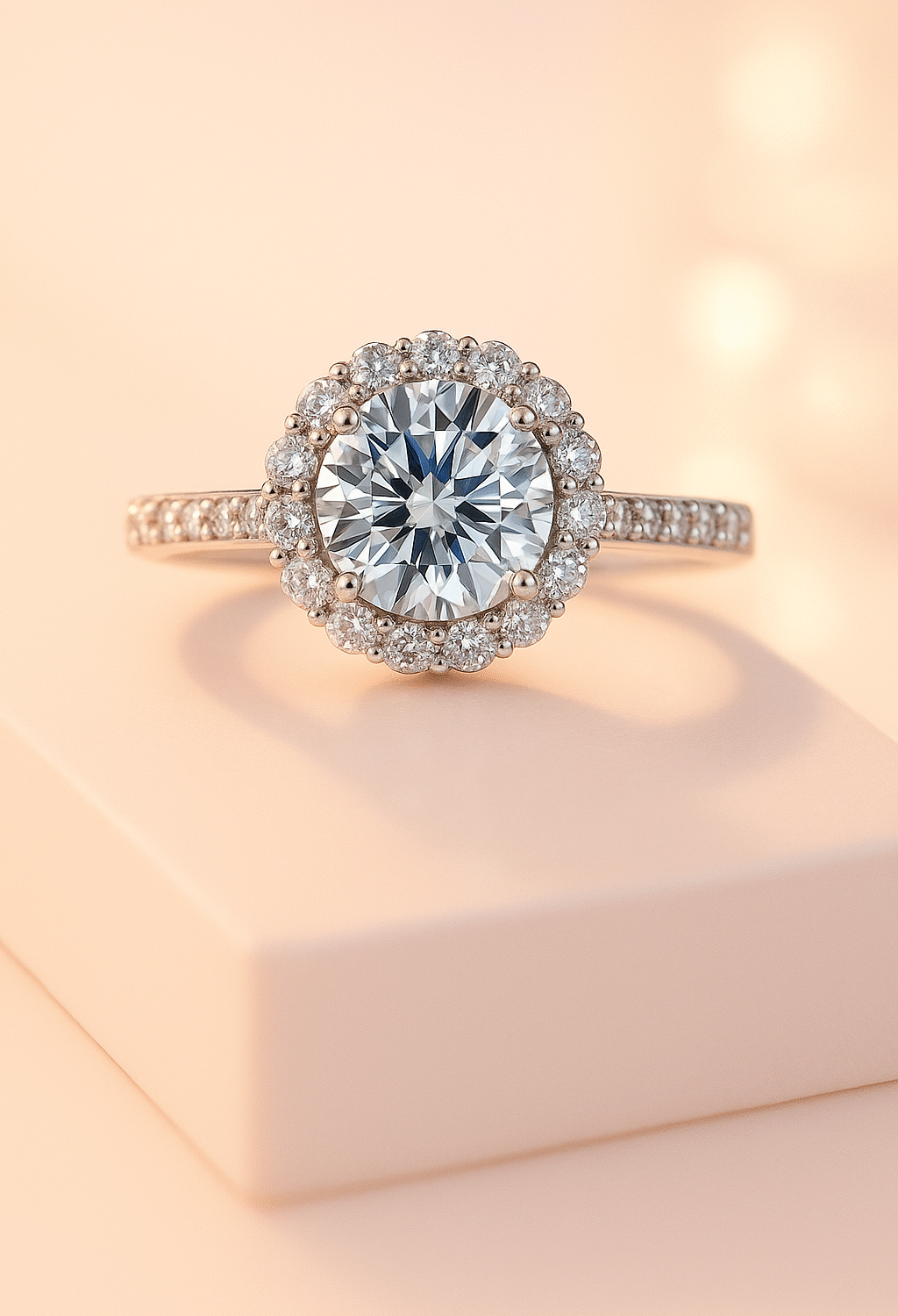 Luminia Halo Diamond Ring
