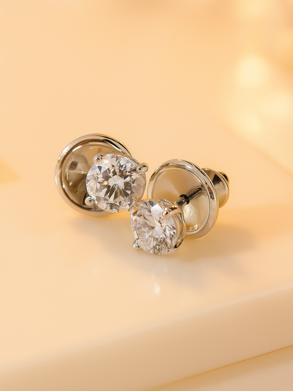 LumaDia Silver Stud Earrings