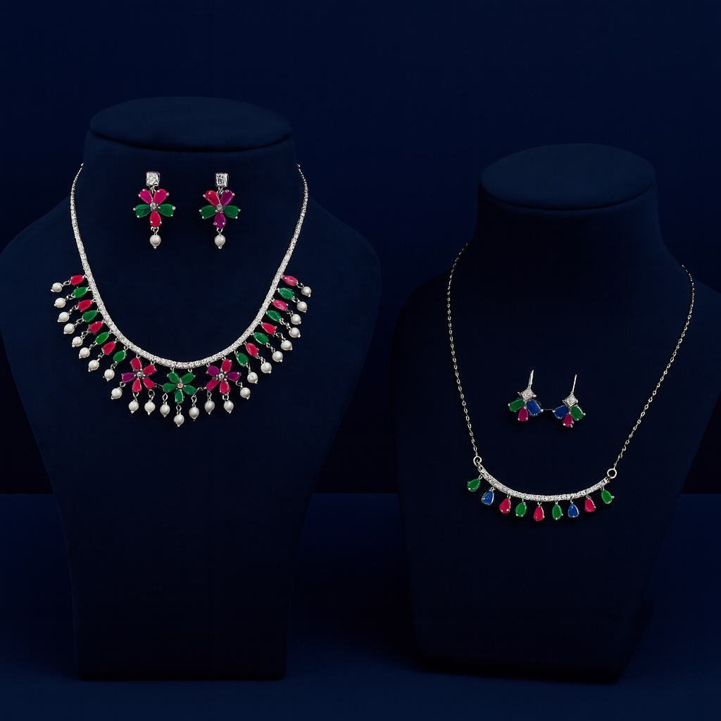 Aarvya Diamond Shine Combo Set