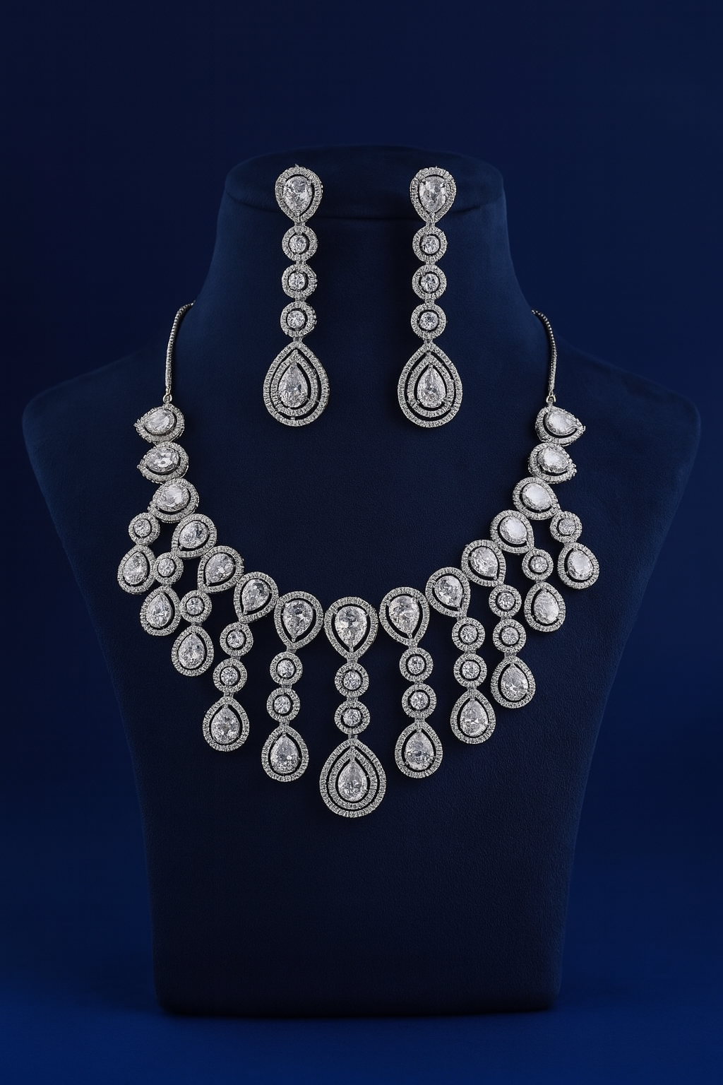 Zyra Diamond Drape Set