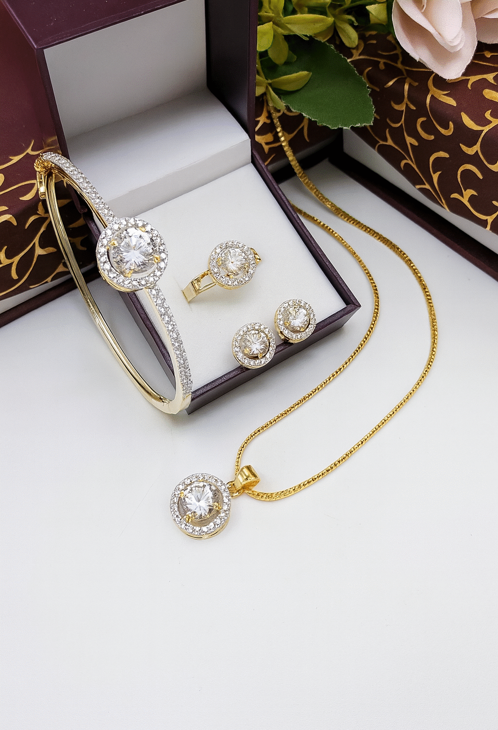 Zyra Crystal Shine Set